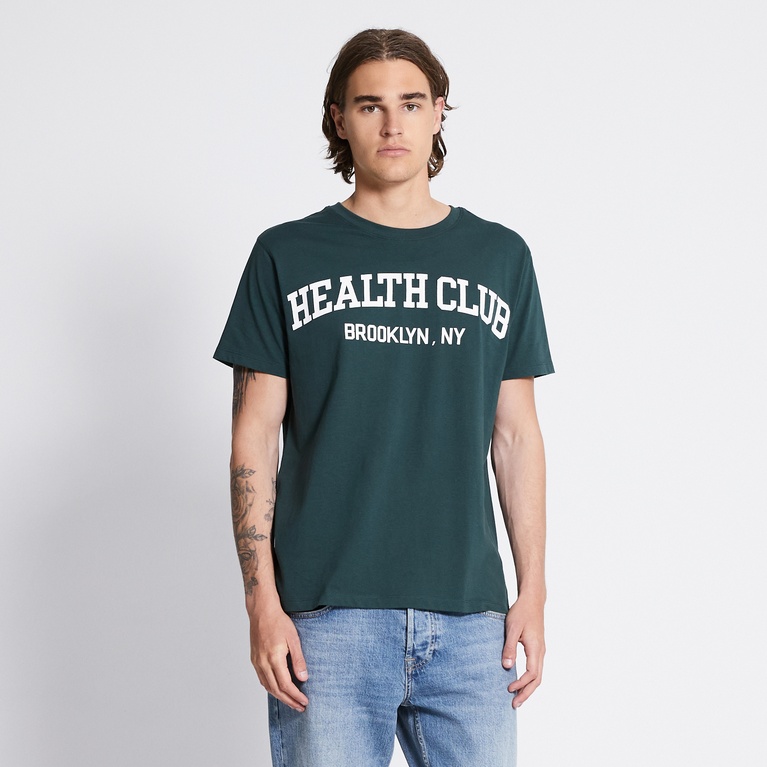 Printed tee "Bill" Dark green 2